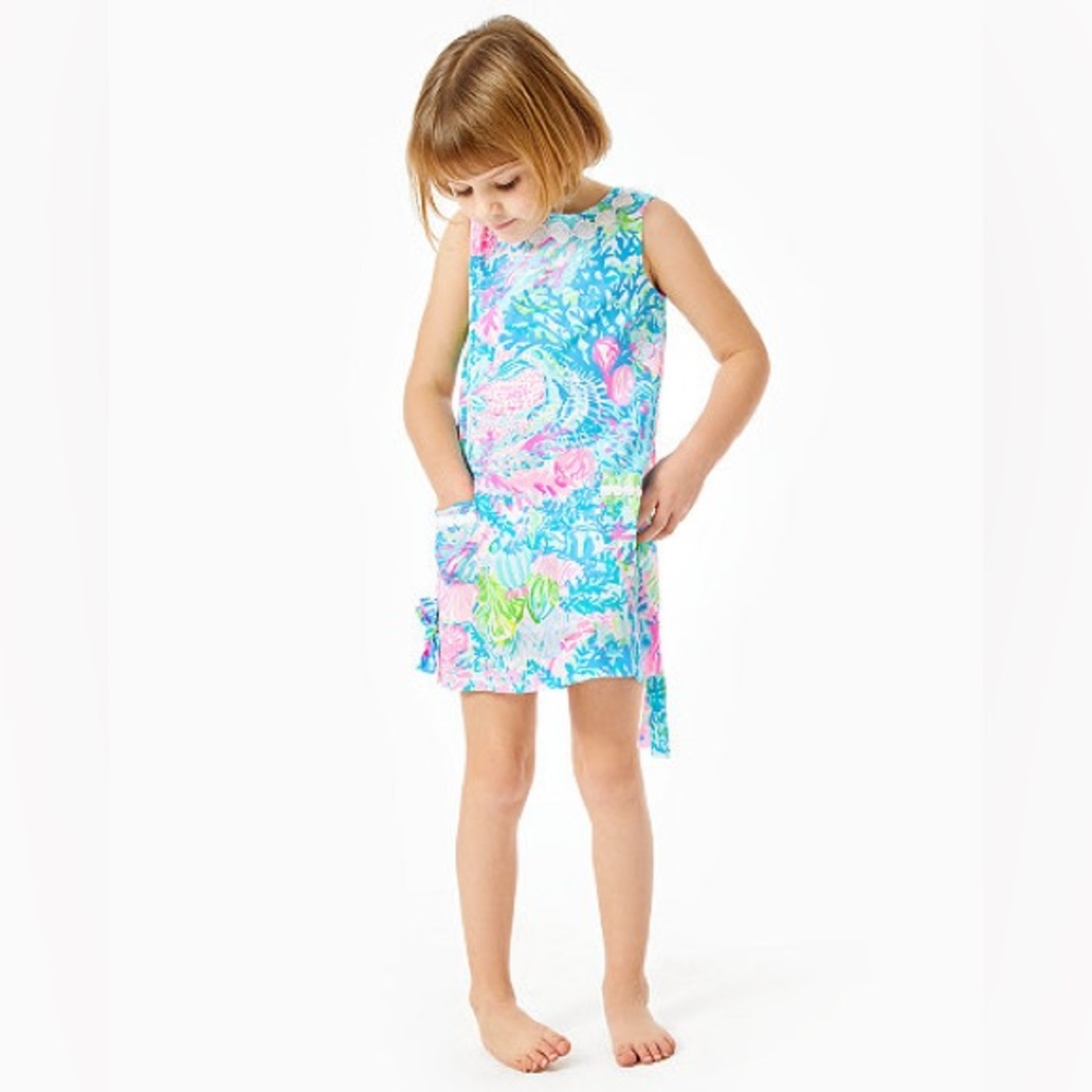 Lilly Pulitzer Girls Classic Shift Dress 6